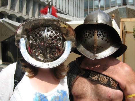 Woman and Man in the Iron Masks
